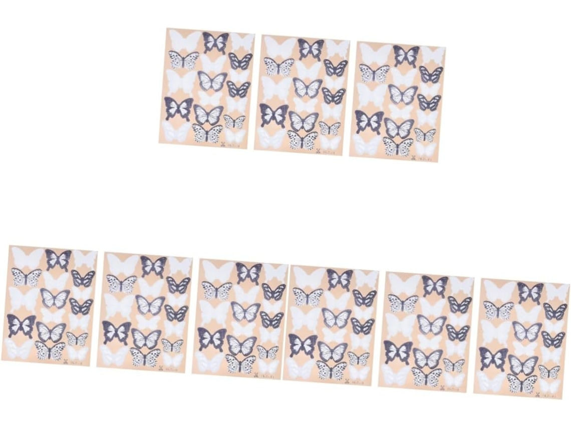 Juegos De Pegatinas De Pared, Decoraciones De Pared Simuladas, Adhesivos Removibles