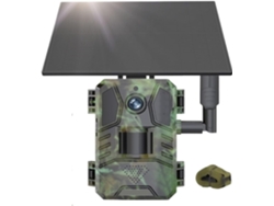 Cámara Faune Sauvage De Chasse Solaire 4g, Baterías 7800mah (18650) Intégrées, Panneau Ir Et
