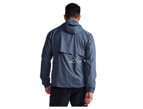 Casacos 2XU Jaqueta Motion Windbreaker Azul M Homem