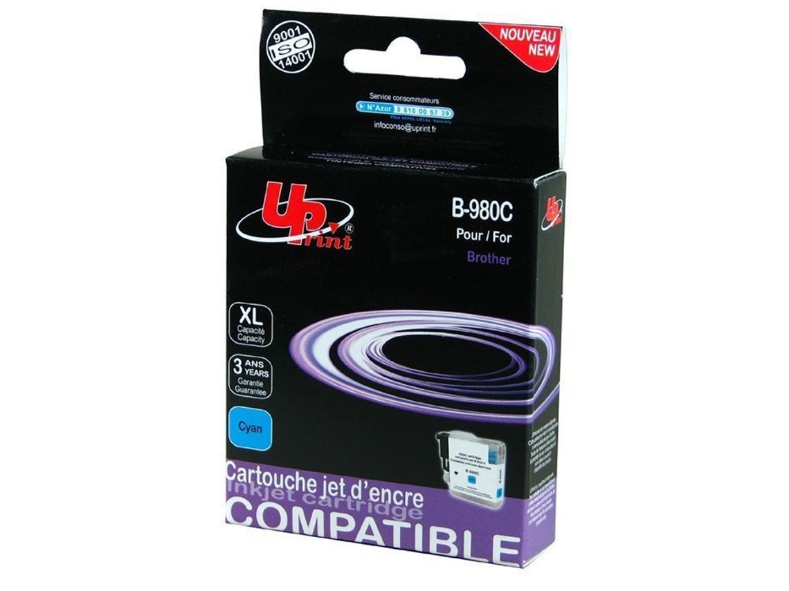 Cartucho de tinta compatible Brother Lc980c de UPRINTJET