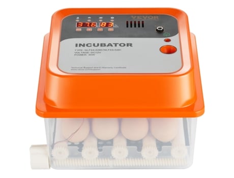 VEVOR Incubadora de huevos para la incubación de huevos con rotación automática de 12 huevos