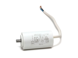 Condensador Icar 18µf + Cable - Hasta Desagüe Stock Para Lavadora Cap125un