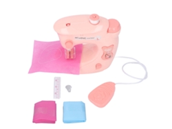 Mini Máquina De Coser Eléctrica Portátil De Juguete Para Niños Con Tela E Hilo.