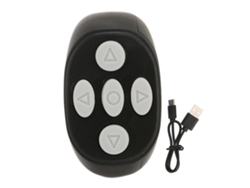 Anillo De Control Remoto Bluetooth Multifuncional Para Selfies, Tiktok Y Control Del Teléfono Móvil - Negro