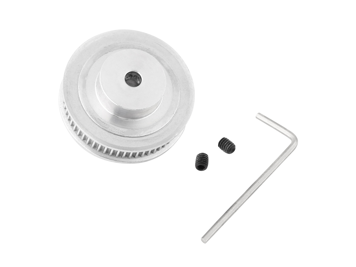 Poleas de distribución de aluminio GT2, 60 dientes, diámetro interior de 5 mm, para impresora 3D