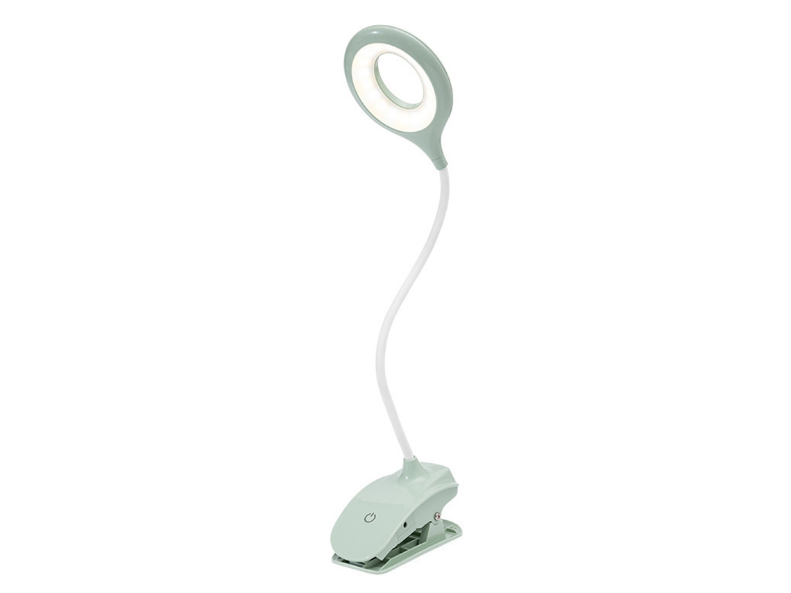 Candeeiro De Mesa Led Clip - Verde JEIIBRZUI