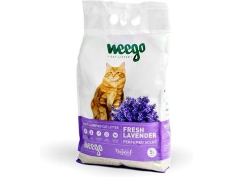 Arena para Gatos WEEGO Fresh Lavender (5L)
