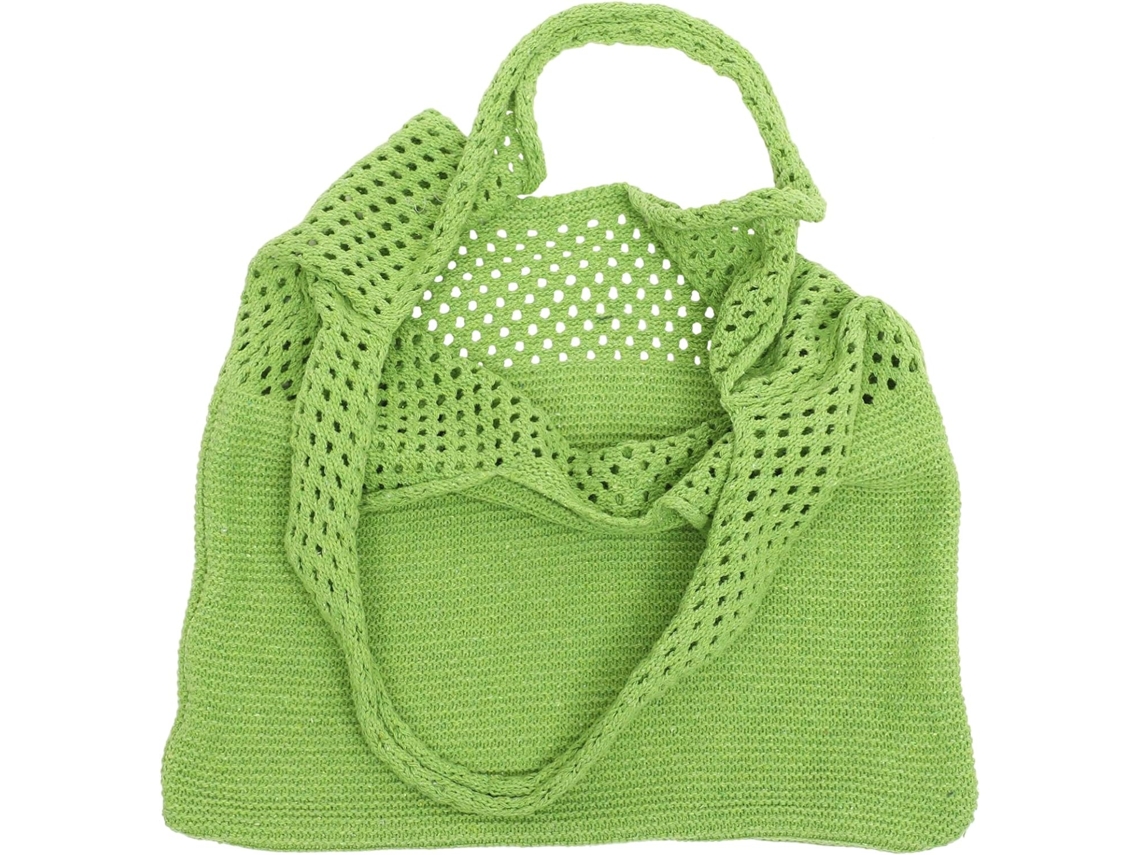 Bolso Tote De Estilo Vintage Para Mujer, Bolso De Playa De Punto Con Gran Capacidad Para Ir De Compras.