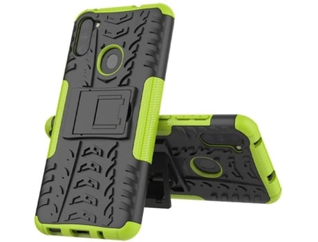 Carcasa Samsung Galaxy M11 HFS-HOUSE Kickstand Verde