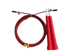 Cuerda Para Saltar De Acero Ajustable Para Niños, Adultos, Hombres, Mujeres, Entrenamiento De Velocidad, Fitness, Ejercicio, Color Rojo.