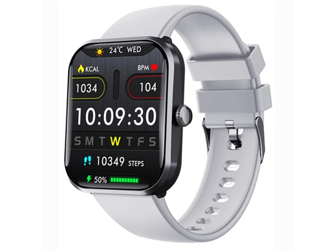 Reloj inteligente con monitorización de frecuencia cardíaca, presión arterial, temperatura, notificaciones push y medición no invasiva de azúcar en Sa Yizhood