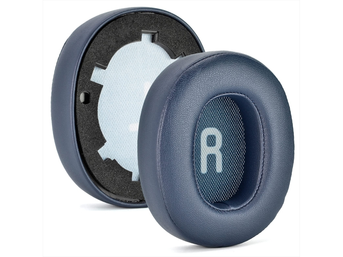 Almohadillas para auriculares JBL Tune 720BT, puntas de esponja suave, color azul.