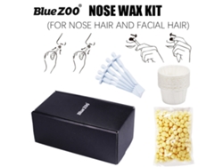 Kit De Depilación Con Ceras En Grano Blue Zoo Sin Papel Rápido Portátil Para Rostro Nariz