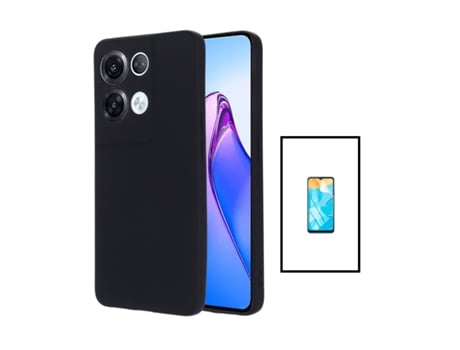 Protector de Pantalla Protectora Frente Proteção para Oppo Oppo Reno8 Pro Plus 5G GIFT4ME Negro