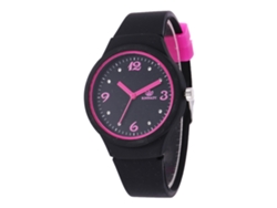 Elegante Reloj De Pulsera Unisex Informal De Cuarzo Con Correa De Silicona Negra.