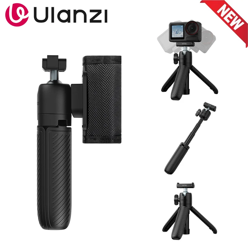 Mini trípode selfie MT66 con clip para mochila, para cámaras de acción, DJI Pocket 3 y teléfonos Xiaomi