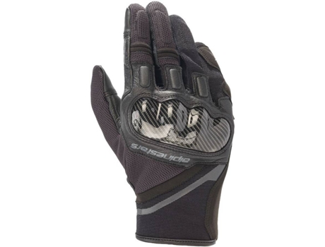 Guantes Unisex ALPINESTARS Chrome Negro para Motociclismo (S)