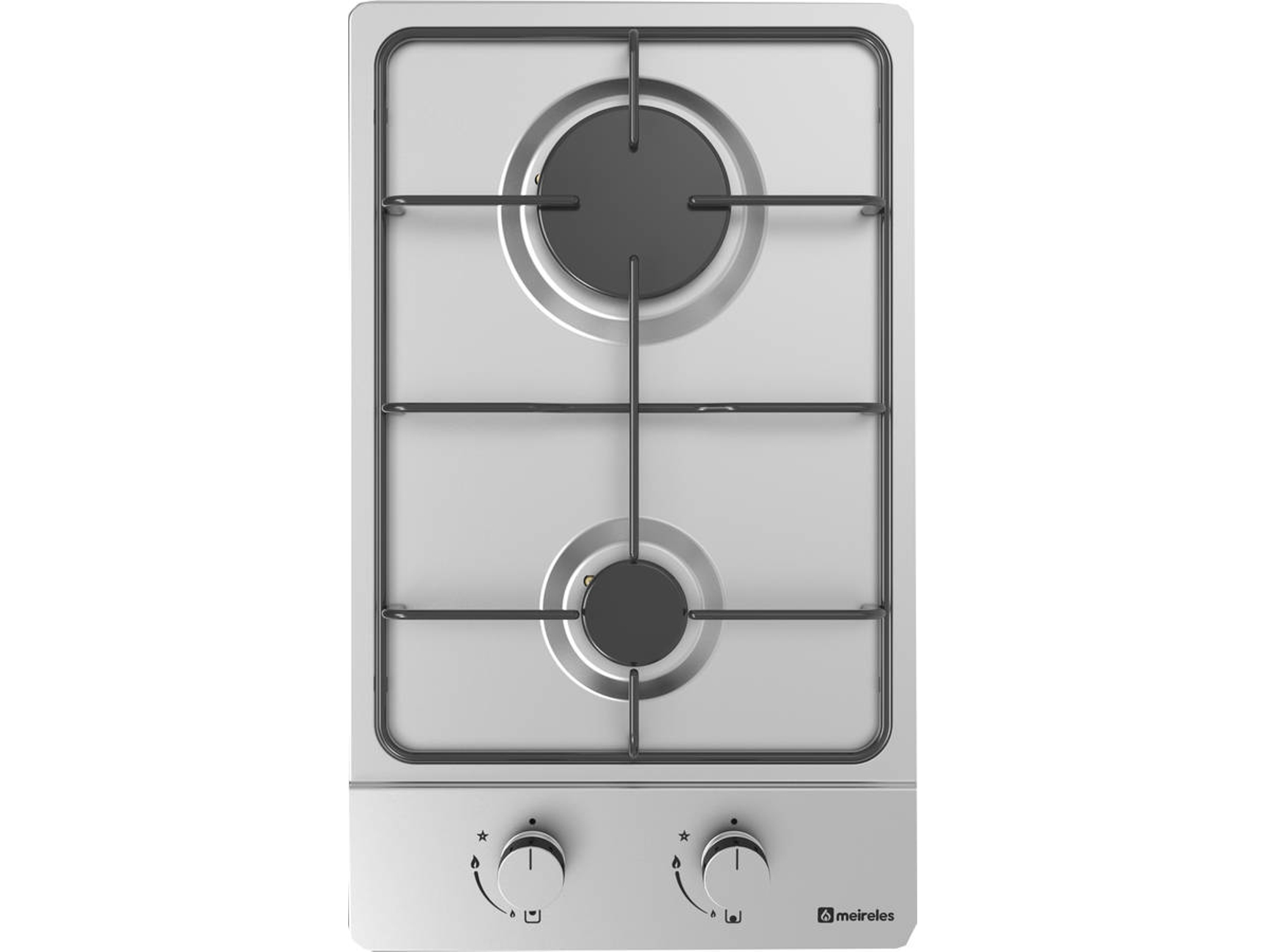 Placa de Gas MEIRELES MG 4321 X (Gas Natural - 30 cm - Inox)