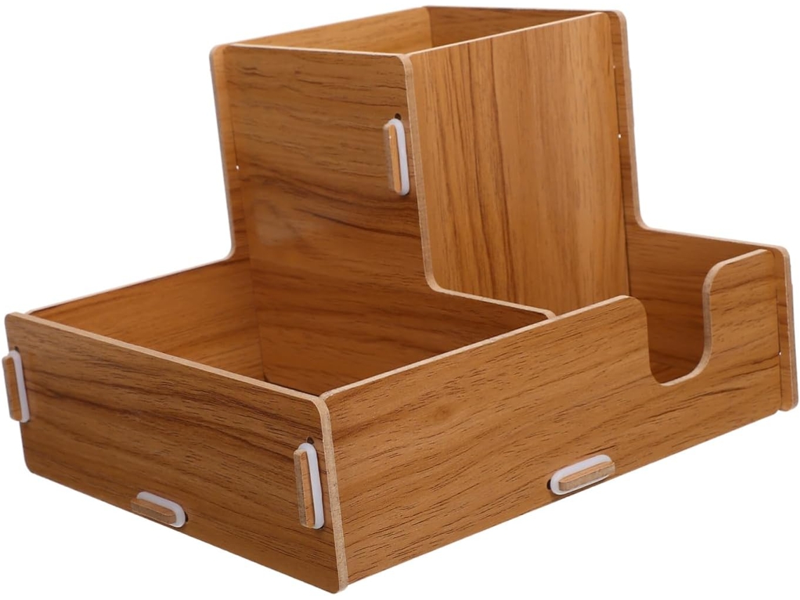 Desechable, Organizador De Vasos De Café Con Compartimentos Para Pajitas Y Servilletas, Práctico Estante De