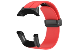 Correa de silicona para Suunto Ambit3/3 Run/3 Sport con cierre magnético, plegable, roja, Siurn