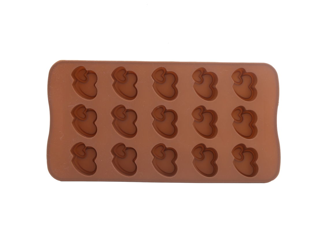 Ats-molde De Silicona Para Chocolate Y Pasteles Molde Corazón Antiadherente Herramienta De Horneado Diy Para Dulces