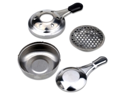 Mini Fogata Ajustable De Acero Inoxidable Para Alcohol, Ideal Para Acampar, Picnics Y Fondue.