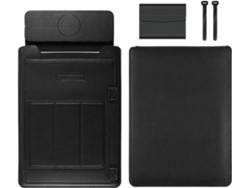 Bolso Para Portátil Con Función De Carga Integrada Para Dispositivos Móviles. Resistente. Negro.