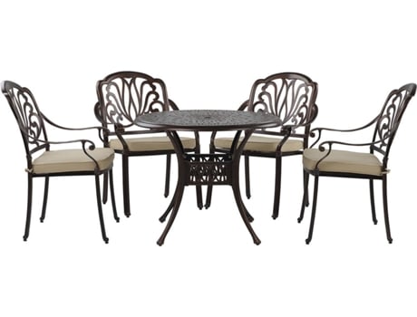 Conjunto de jardín marrón oscuro BELIANI Ancona
