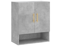 Maison Exclusive - Armario De Pared Madera De Ingeniería Gris Hormigón 60x31x70 Cm