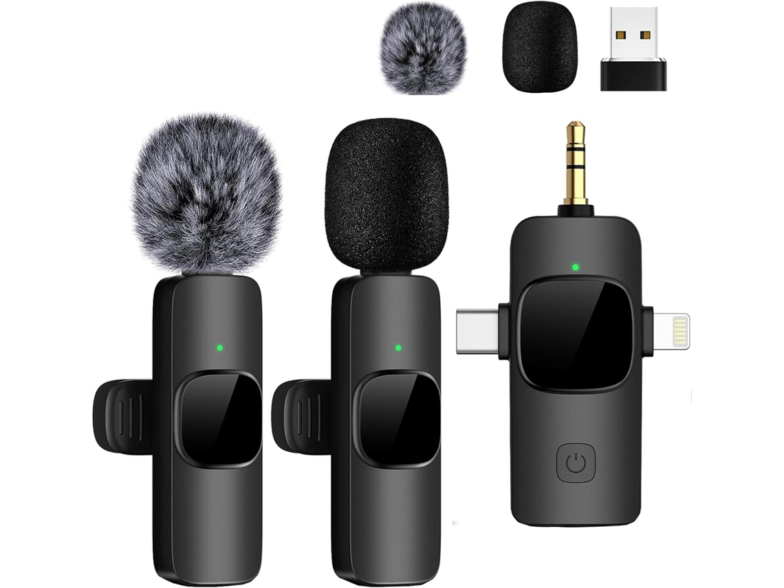 Mini Para Iphone Android Cámara Profesional Inalámbrico Lavalier Micrófono De Solapa Para Grabar Transmisión En Vivo Youtube Facebook Tiktok CUICH