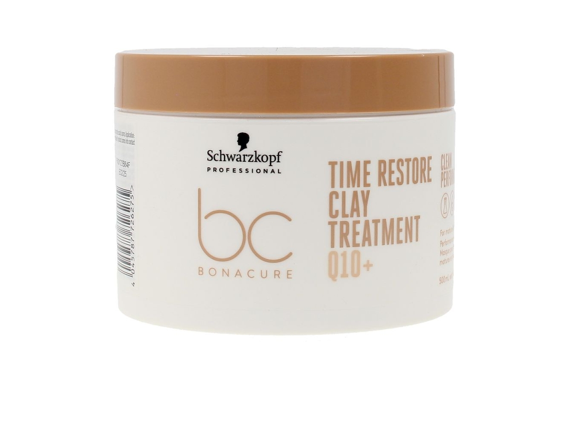 Máscara para o Cabelo SCHWARZKOPF Bc Time Restore Q10+ Clay Treatment 500ml