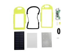 Kit de batería externa solar con luz LED EOOCOO