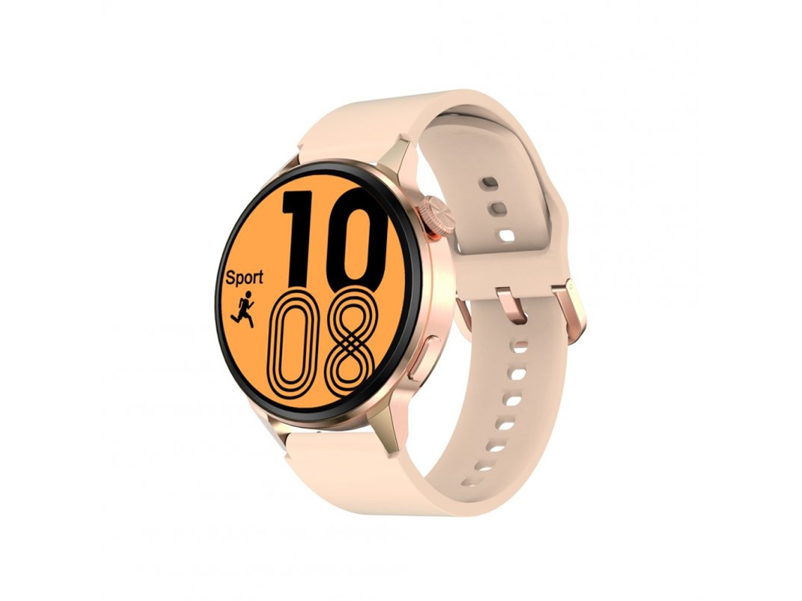 Smartwatch Rastreador de actividad física de silicona de carga inalámbrica Bluetooth macho Dt4 + oro
