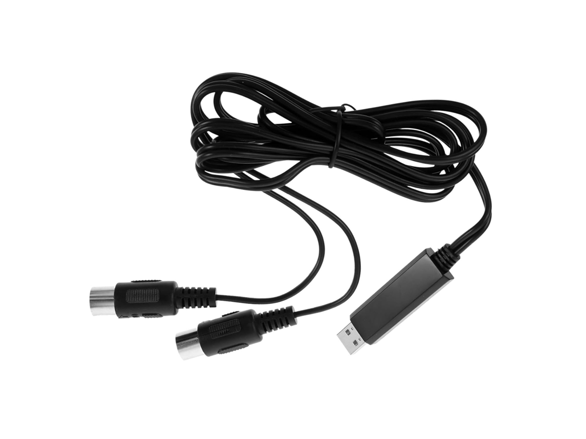 Cable Convertidor Midi Usb De 2 M Para Teclado Electrónico Y Adaptador De Piano Profesional Para Pc.