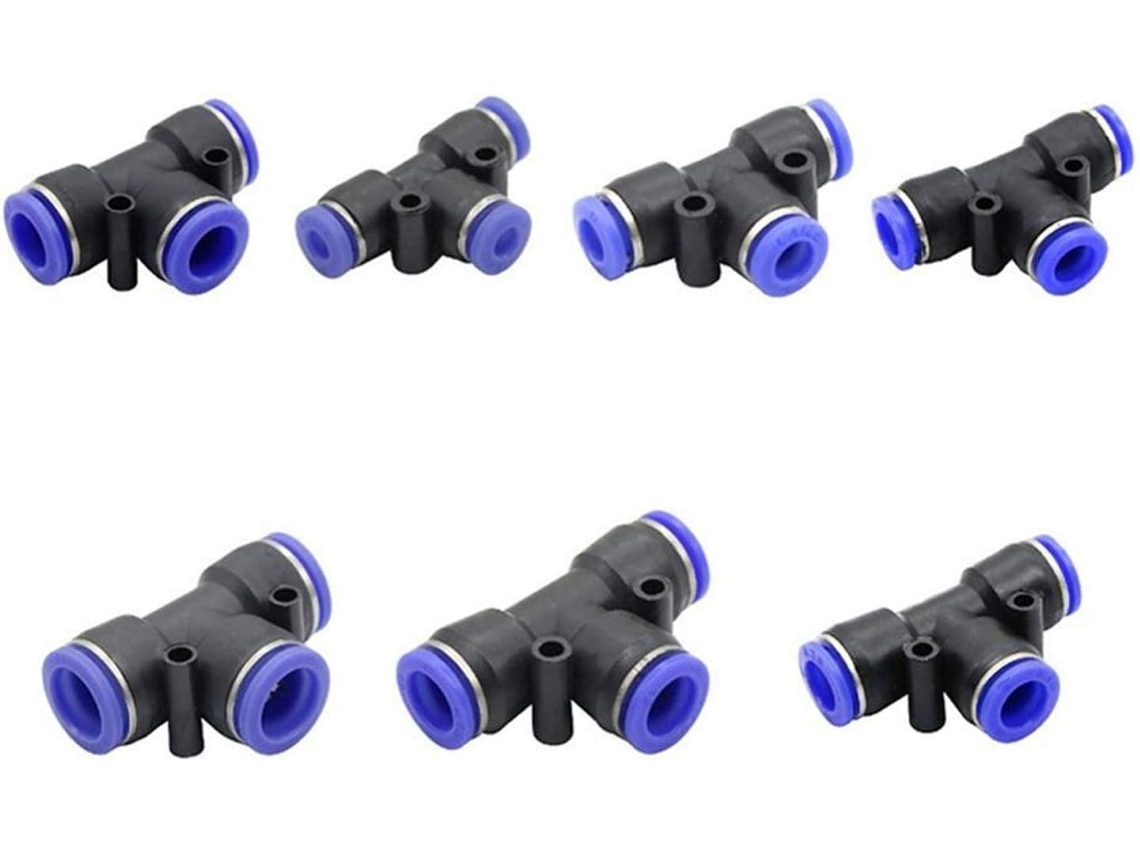 Conector De Tubería Tres Vías Slock-lock Rápido Para Manguera Riego