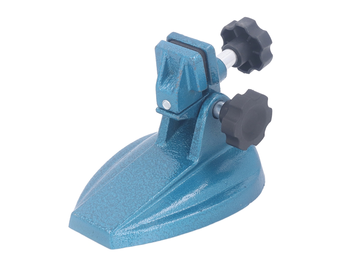 Soporte De Micrómetro De Hierro Con Base Estable Y Antideslizante Para Procesamiento Mecánico Y Construcción.
