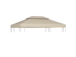 Cubierta de repuesto de cenador 310 g/m² VIDAXL beige (3x4 m)