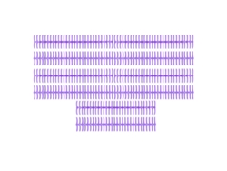 10 Lomos De Encuadernación De Plástico De 19 Mm, 30 Anillas, Compatibles Con Papel A4, B5 Y A5, Capacidad Para 150 Hojas, Color Morado.