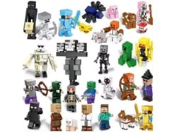 Set de construcción de minifiguras de Minecraft de 30 piezas