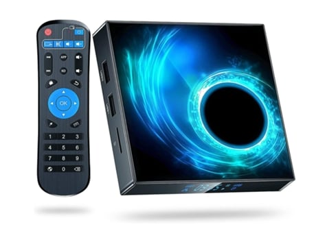 Box Smart TV YIZHOOD (Android 6K Ultra HD 4 GB RAM WiFi Negro)