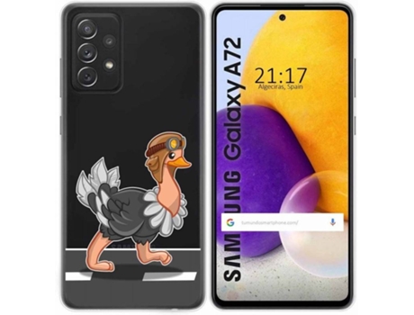Carcasa Samsung Galaxy A72 TUMUNDOSMARTPHONE Avestruz Multicolor