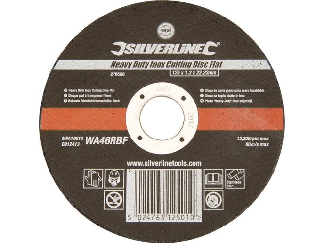 Disco para Corte de Acero SILVERLINE 276598