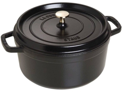 Cacerola STAUB (Negro - Hierro Fundido - 26 cm)