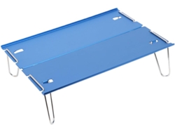 Mesa plegable Alipis, fabricada en acero, portátil, ligera, para acampar.