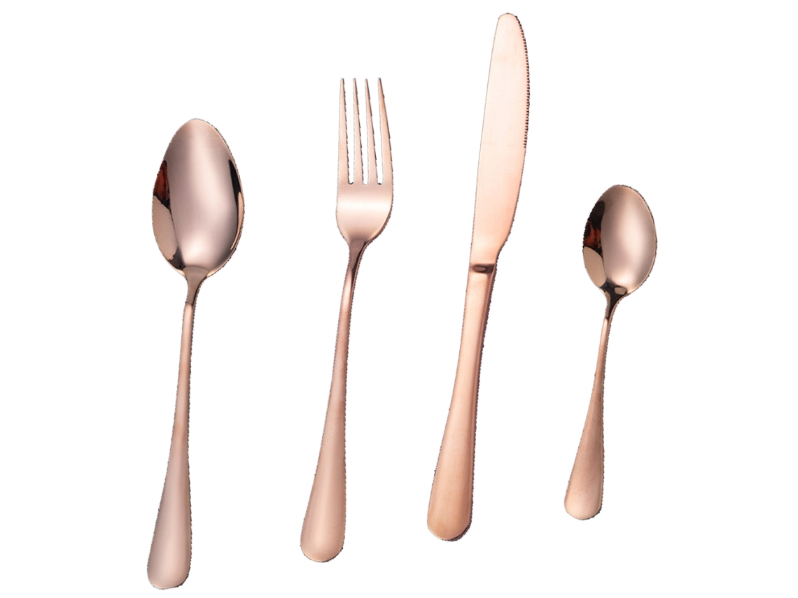 Juego de cubiertos infantiles: cubiertos reutilizables con tenedor, cuchillo y cucharas de mesa NEVEANCE