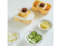 Cortador manual multifuncional de frutas, verduras y ajos para la cocina