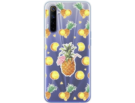 Carcasa Realme 6 TUMUNDOSMARTPHONE Dibujos Transparente Multicolor