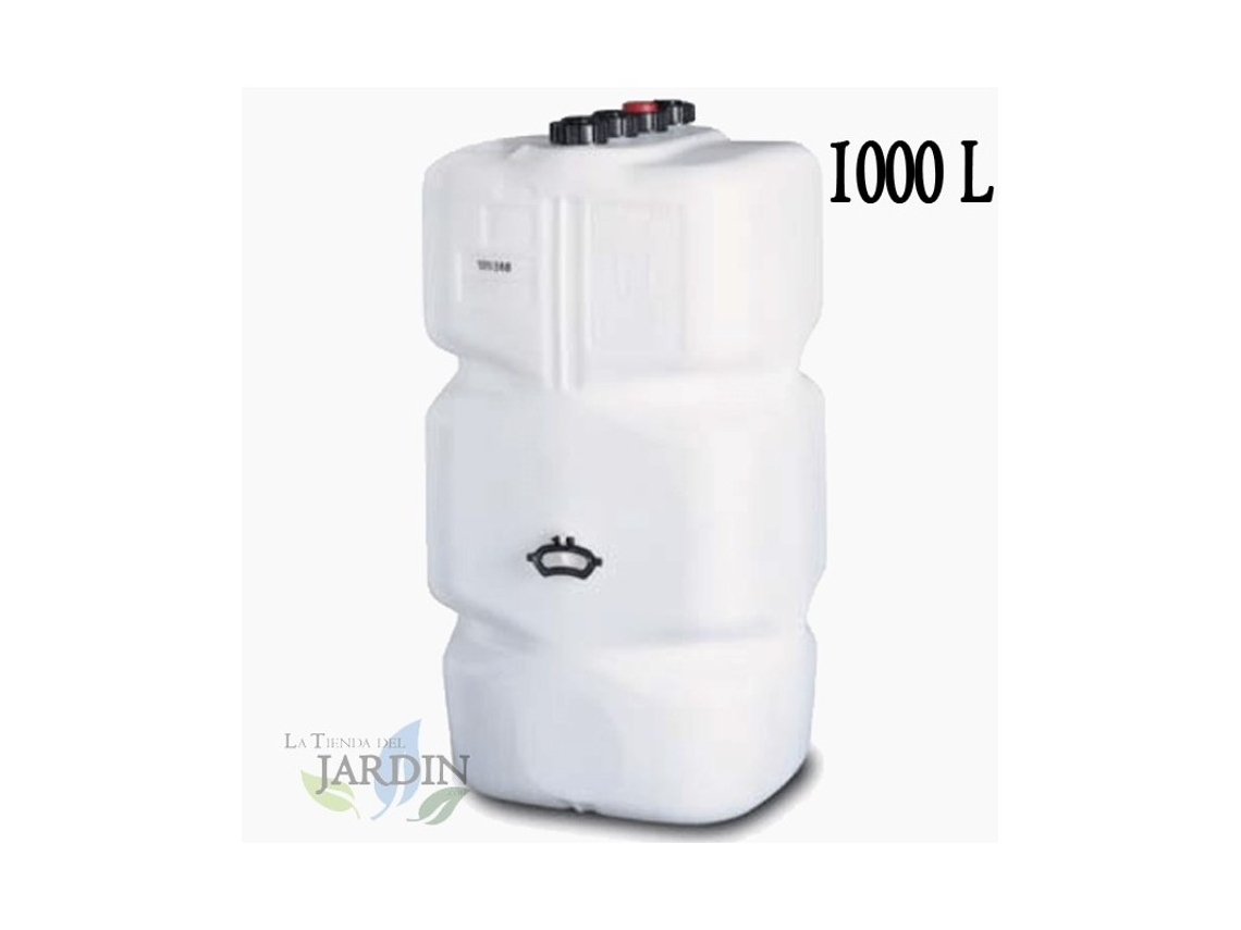 Depósito Gasoleo Cuadrado para Gasolina/Gasoil 1000 Litros Homologado Medidas: Largo 78 Cm Ancho 78 Cm Alto 195 Cm GRAF