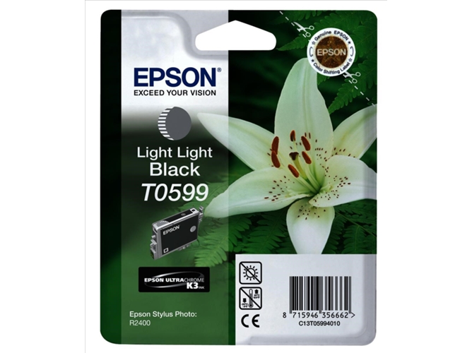 Cartucho EPSON T0599 gris claro (C13T059940 - 450 páginas)