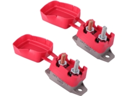 Disyuntor Automático De 2 Piezas Con Perno Y Tapa Roja, Reinicio Rápido.